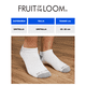 thumbnail image 4 of Fruit of the Loom Tin corto Caballero Unitalla Algodón Afelpado Blanco 24 pares, 4 of 6
