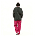 thumbnail image 5 of KLHDSF Women's Leopard Print High Waist Wide Leg Pants Drawstring Loose Casual Lounge Trousers Daily Streetwear for Women Spring Fall Hot Pink M, 5 of 6