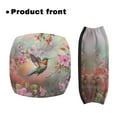 thumbnail image 2 of Jiueut Hummingbird Rollator Seat Cushion Back Bar Cover Set for Women 2 Piece Flower Rollator Seat Cushion Back Bar Cover Set for Seniors Rollator Seat and Back Covers, 2 of 7