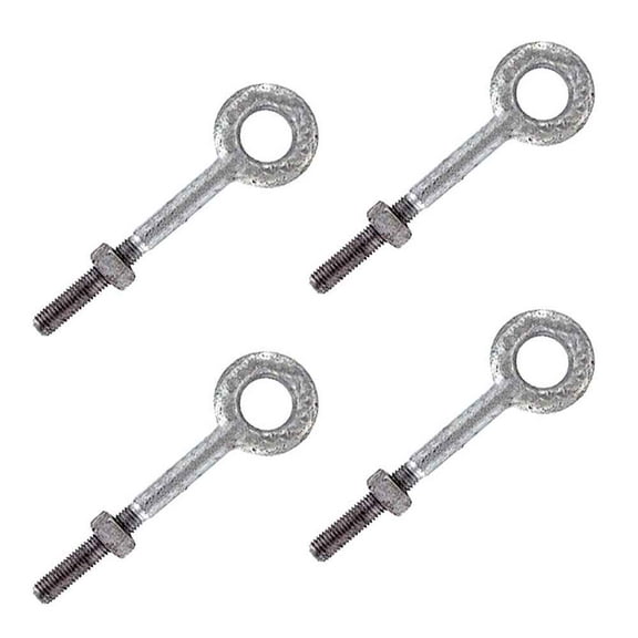 5/8" x  4" Galvanized Eye Bolt – 4 Pack