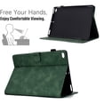 thumbnail image 3 of ELEHOLD Case for iPad 6th Generation, Slim PU Leather Case with Card Holder Folio Stand Cover Compatible with iPad 6th Generation,Green, 3 of 6
