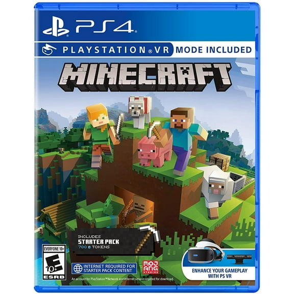 Minecraft Starter Collection, PlayStation 4, PlayStation VR