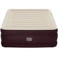 Bestway Maroon 20" Queen Air Mattress with Builtin Pump