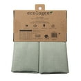 thumbnail image 5 of Ecologee Wakefield Textured 100% Blackout Rod Pocket Indoor Curtain Panel Pair, Sage, 37" W x 63" L, 5 of 6
