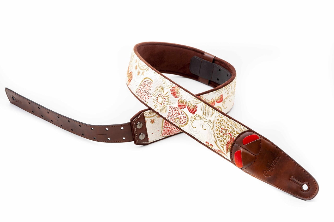 RightOn! Strap Mojo HOKKAIDO Guitar Strap Beige