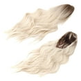 thumbnail image 4 of Gradient Blond, à la Mode Longue Ondulée pour les Femmes Filles pour la Réunion de Famille, 4 of 8