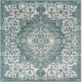 thumbnail image 2 of Jill Zarin Outdoor Collection Area Rug - Dubai (13' 1" Square Teal/Ivory), 2 of 8