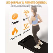 3-in-1 Under Desk Treadmill, 2.5HP Folding Walking Pad for Home & Office, Space-Saving Compact Design with Remote, 265 lbs Weight Capacity and Quiet Operation