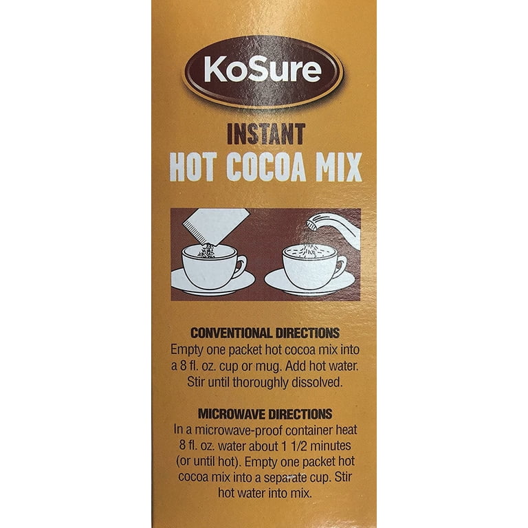 KoSure Passover Hot Chocolate Cocoa Mix, 10 Packets - Walmart.com