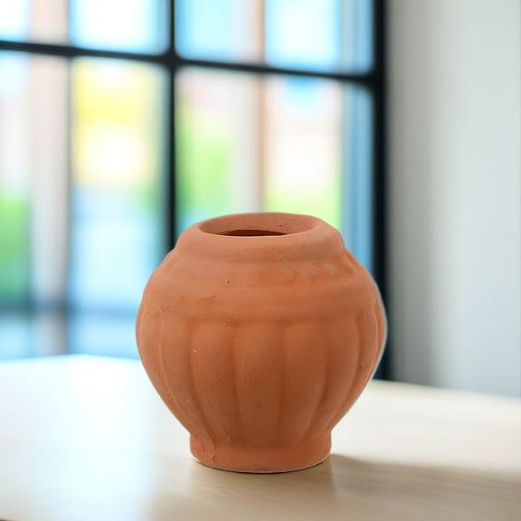 KONTONTY 2 Pcs Mini Pots for Plants Miniature Tiny Clay Terracotta Basin