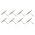 thumbnail image 1 of Yuarrent Conector de rodamiento de pesca de 10 piezas, acero inoxidable, 360 grados, giratorio, gancho giratorio, Protector de línea, conexión de Pescar S Yuarrent OD028914-01, 1 of 6