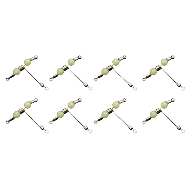 Soidarity Conector de rodamiento de pesca de 10 piezas, acero inoxidable, línea de gancho giratorio de 360 grados, accesorio de conexión Pescar S