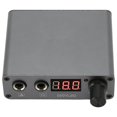 thumbnail image 4 of CUITING Tattoo Power Supply Silver Gray USB Aluminum Alloy LED Digital Display Tattoo Power Regulator Transformer 100‑230V, 4 of 8