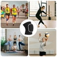 thumbnail image 6 of Uxcell L Protective Knee Pads Volleyball Knee Pads Sponge Knee Pads Brace, Black White 3 Pairs, 6 of 6