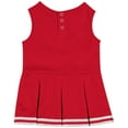 thumbnail image 3 of Girls Infant Colosseum Scarlet Ohio State Buckeyes Time For Recess Cheer Dress, 3 of 3