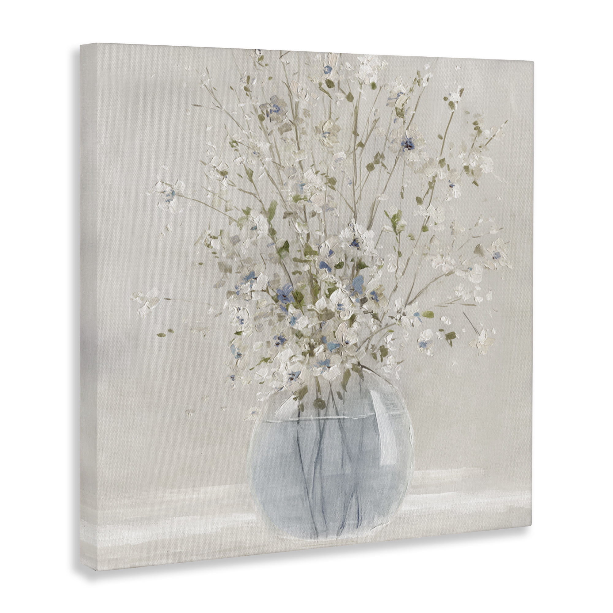 Stupell Industries Serene Glass Vase Bouquet Canvas Wall Art, design by Carol Robinson