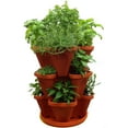 3 Tiered Stackable Indoor Outdoor Vertical Herb Planter Great Garden