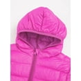 thumbnail image 6 of iiniim Kids Boys Girls Winter Coats Windproof Lightweight Puffer Jacket Down Coat Outerwear 3-16 Hot Pink 15-16, 6 of 7