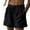 Black, variant on Hurxie Women's Shorts High Waisted Shorts with Pockets Pull On Shorts for Summer Travel Casual Green,S