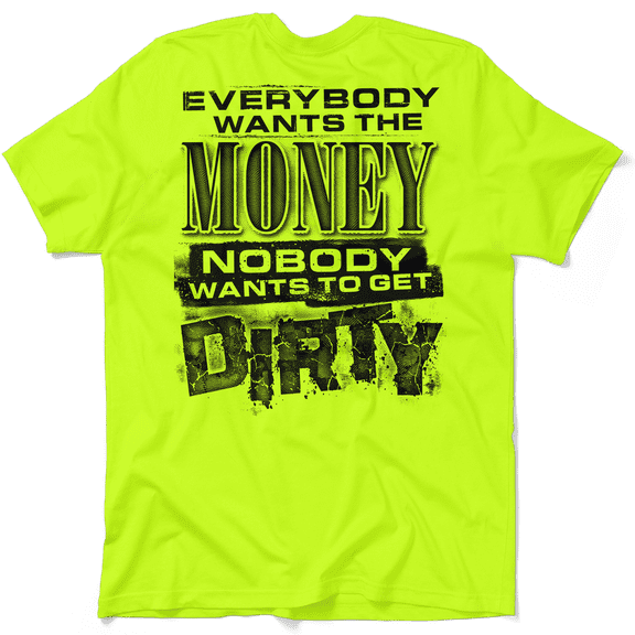 Dirty - Safety Yellow T-Shirt