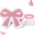 thumbnail image 1 of KAKOWELY 40 servilletas de papel desechables con lazo rosa para fiestas de cumpleaños de niñas. Bonitas servilletas decorativas con lazo para baby shower, fiestas de té y almuerzos., 1 of 4