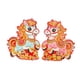 thumbnail image 1 of 2 Piezas Calcomanía para Ventana Ornamento Puerta Caballo Sticker Año Chino Papel Flock Suave Adecuado para Celebrar Festival Primavera, 1 of 8