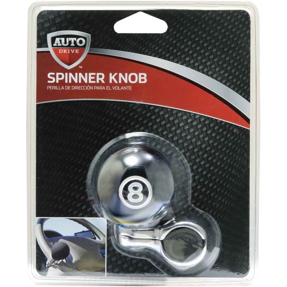 Auto Drive 8Ball Steering Wheel Spinner Knob