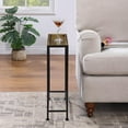 thumbnail image 5 of Comfort Pointe Contemporary Space-saving Metal Rectangle End Table, Bronze, 5 of 11
