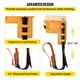 thumbnail image 5 of Tuspuzz Tree Climbing Spikes, 1 Pair Alloy Steel Pole Climbing Spurs, with Adjustable Height and Cow Leather Straps, Arborist Equipment for Climbers, Logging, Hunting Observation, Fruit Picking, 5 of 9