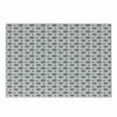 thumbnail image 1 of Flower Cutting Board, Ornament of Floral Motifs Petals and Leaves Designed with Pixel-Like Dots, Decorative Tempered Glass Cutting and Serving Board, Small Size, Violet Green White, by Ambesonne, 1 of 1