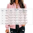 thumbnail image 3 of Guluxicc Women's Bomber Jackets Full Zipper Ribbed Cuffs Hem Long Sleeve Casual Jackets for Everyday Fall Winter, 3 of 6