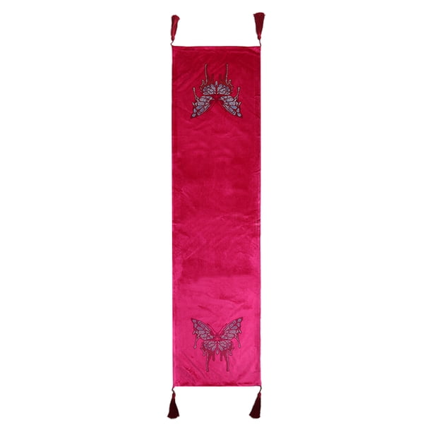 Bufanda de cama nupcial de lujo Sunnimix decoración 45 x 180 cm