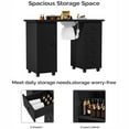 thumbnail image 4 of Ktaxon Nail Table Beauty Salon Tech Station with Electric Downdraft Vent, Black, 4 of 9