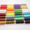 thumbnail image 3 of Set de 36 Colores Costura Cuero Encerado Mano Bricoje Cuerda Costura Arte Sunnimix Bobinas de hilo de coser, 3 of 8