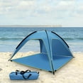 thumbnail image 1 of Fácil instalación, tienda de campaña para la playa, tienda tipo cúpula, protección, toldo portátil para exteriores, refugio solar para mochileros,, 1 of 8