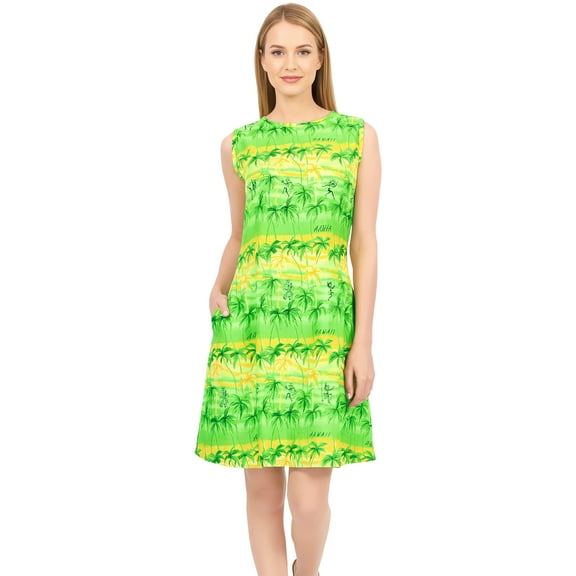 HAPPY BAY Women's Beachwear Swimsuit Coverups Summer Swim Beach Dress Cover ups for Swimwear Women Loose Bathing Suit 0-2 Shamrock, Palm Tree Hula Dancer