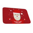 thumbnail image 1 of facefd Red Christmas Flannel Carpet Santa Claus Floor Mat Xmas Tree Cartoon Floor Protector Skid Resistance Rug, 1 of 8