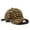 Brown, variant on harmtty Zebra Print Extended Brim Baseball Cap All Seasons Adjustable Buckle Sunscreen Unisex Cap for Running,Black White