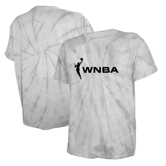 Men's Stitches Silver WNBA Gear Tie-Dye T-Shirt