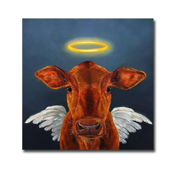 Artistic Home Gallery 3030J564IG Holy Cow by Lucia Heffernan Premium Gallery-Wrapped Canvas Giclee Art - Ready-to-Hang, 30 x 30 x 1.5 in.