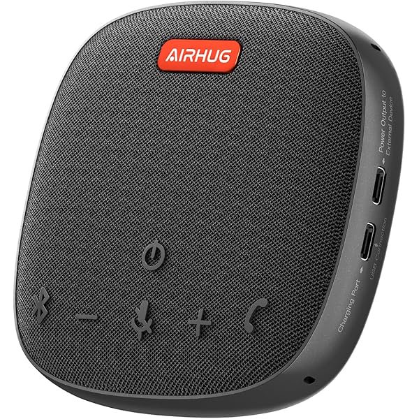 wonima44 Bluetooth Speakerphone,Conference Speaker with Microphone,360°Voice Pickup,Advanced Noise Reduction,USB-C Plug & Play,Compatible with Zoom,MS Team,Skype 01