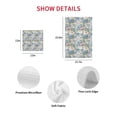 thumbnail image 7 of Blue Pink Spring Floral Kitchen Dish Towels for Drying Dishes Set of 2, Vintage Summer Botanical Waffle Weave Microfiber Hand Tea Bathroom Towels Quick Dry & Absorbent Towel 15.7x23.6, 7 of 7