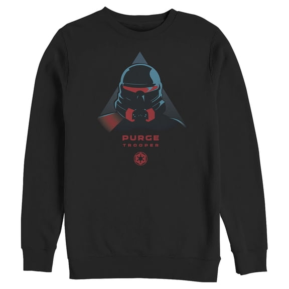 Men's Star Wars Jedi: Fallen Order Purge Trooper Portrait Sweatshirt Black Medium