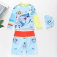 thumbnail image 2 of Gunia Toddler Swimsuit Boy Swimwear Long Sleeve Rash Guard Swim Trunks Upf 50 Sun Boys Bathing Suit For Beach Pool 1-8 Years, 2 of 8