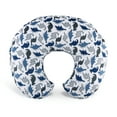 thumbnail image 4 of The Peanutshell Nursing Pillow Covers for Breastfeeding, 2 Pack Set, Dinosaur and Navy Blue Minky Dot, 4 of 7