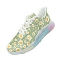 thumbnail image 4 of Psesaysky Daisy Floral Sneakers for Women Gift for Mom Wife Daughter Atmospheric Cushion Shoes, 4 of 7