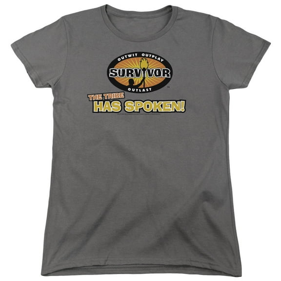 Survivor Tribe Has Spoken Women's T-Shirt Charcoal