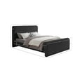 thumbnail image 3 of Meridian Furniture Stylus Black Boucle Fabric Full Bed, 3 of 8
