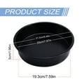 thumbnail image 2 of Round Cake Pan, 8 inch Premium Nonstick Bakeware, Nonstick Round Baking Cake Pan, Heavy-Duty Carbon Steel for Even Baking, Perfect for Layer Cakes, 1 Pcs, 2 of 7