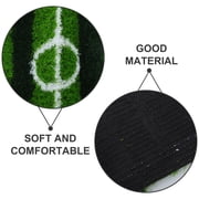 Raindrops Realistic Artificial Grass Turf Mat, Synthetic Lawn Carpet for Soccer Field, Kids Bedroom, Indoor & Outdoor Green Grass Mat